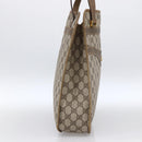 GUCCI GG Supreme Tote Bag PVC Beige Gold Auth ka2776-3