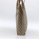 GUCCI GG Supreme Tote Bag PVC Beige Gold Auth ka2776-4