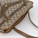 GUCCI GG Supreme Tote Bag PVC Beige Gold Auth ka2776-6