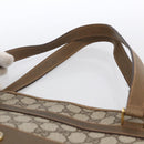 GUCCI GG Supreme Tote Bag PVC Beige Gold Auth ka2776-8