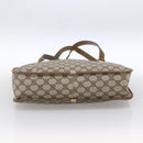 GUCCI GG Supreme Tote Bag PVC Beige Gold Auth ka2776-5