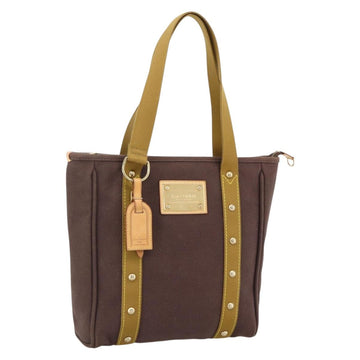 LOUIS VUITTON Antigua Cabas MM Tote Bag Brown M40086 LV Auth ka2778