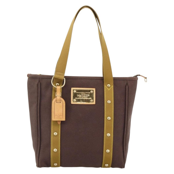 LOUIS VUITTON Antigua Cabas MM Tote Bag Brown M40086 LV Auth ka2778