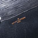 LOUIS VUITTON Epi Porte Documents・Senatur Briefcase Black M54452 Auth ka2779-14