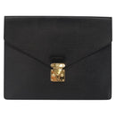 LOUIS VUITTON Epi Porte Documents・Senatur Briefcase Black M54452 Auth ka2779-2