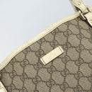 GUCCI GG Supreme Tote Bag PVC Beige Gold 197953 Auth ka2787-14