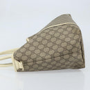 GUCCI GG Supreme Tote Bag PVC Beige Gold 197953 Auth ka2787-5