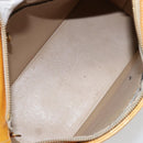 LOUIS VUITTON Monogram Vernis Houston Hand Bag Beige M91004 LV Auth ka279-11