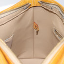 LOUIS VUITTON Monogram Vernis Houston Hand Bag Beige M91004 LV Auth ka279-21