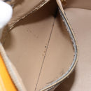 LOUIS VUITTON Monogram Vernis Houston Hand Bag Beige M91004 LV Auth ka279-22