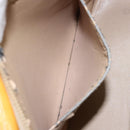 LOUIS VUITTON Monogram Vernis Houston Hand Bag Beige M91004 LV Auth ka279-23