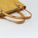 LOUIS VUITTON Monogram Vernis Houston Hand Bag Beige M91004 LV Auth ka279-7