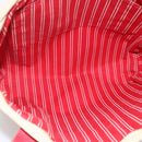 LOUIS VUITTON Antigua Cabas MM Tote Bag Canvas Beige Red M40035 LV Auth ka2790-11