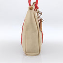 LOUIS VUITTON Antigua Cabas MM Tote Bag Canvas Beige Red M40035 LV Auth ka2790-3