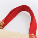 LOUIS VUITTON Antigua Cabas MM Tote Bag Canvas Beige Red M40035 LV Auth ka2790-8