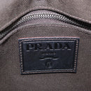 PRADA Shoulder Bag Canvas Brown Silver Auth ka2796-18