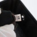 PRADA Shoulder Bag Canvas Brown Silver Auth ka2796-11