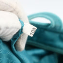 PRADA Ribbon Hand Bag Nylon 2way Light Blue Gold Auth ka2797-24