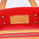 LOUIS VUITTON Monogram Vernis Reade PM Hand Bag Red Rouge M91088 LV Auth ka280-10