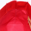 LOUIS VUITTON Monogram Vernis Reade PM Hand Bag Red Rouge M91088 LV Auth ka280-19
