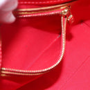 LOUIS VUITTON Monogram Vernis Reade PM Hand Bag Red Rouge M91088 LV Auth ka280-20