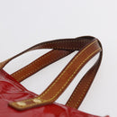 LOUIS VUITTON Monogram Vernis Reade PM Hand Bag Red Rouge M91088 LV Auth ka280-8