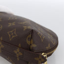 LOUIS VUITTON Monogram Trousse Demi Ronde Cosmetic Pouch M47520 LV Auth ka2800-15