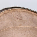 LOUIS VUITTON Monogram Trousse Demi Ronde Cosmetic Pouch M47520 LV Auth ka2800-9