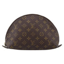 LOUIS VUITTON Monogram Trousse Demi Ronde Cosmetic Pouch M47520 LV Auth ka2800-13