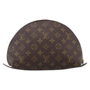 LOUIS VUITTON Monogram Trousse Demi Ronde Cosmetic Pouch M47520 LV Auth ka2800-2