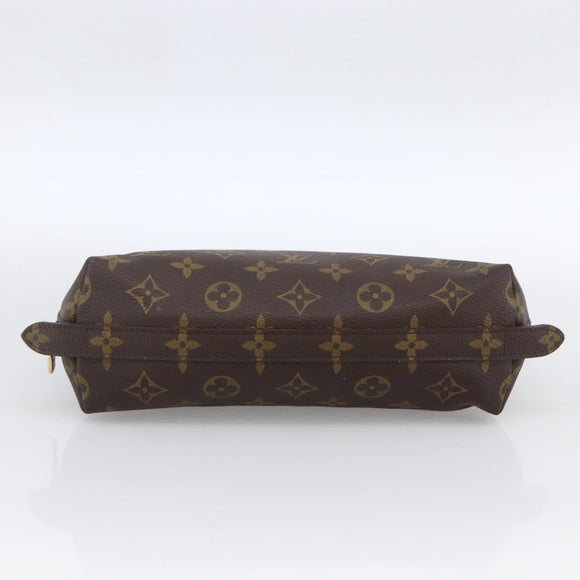 LOUIS VUITTON Monogram Trousse Demi Ronde Cosmetic Pouch M47520 LV Auth ka2800