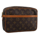 LOUIS VUITTON Monogram Compiegne 23 Clutch Bag M51847 LV Auth ka2802-1