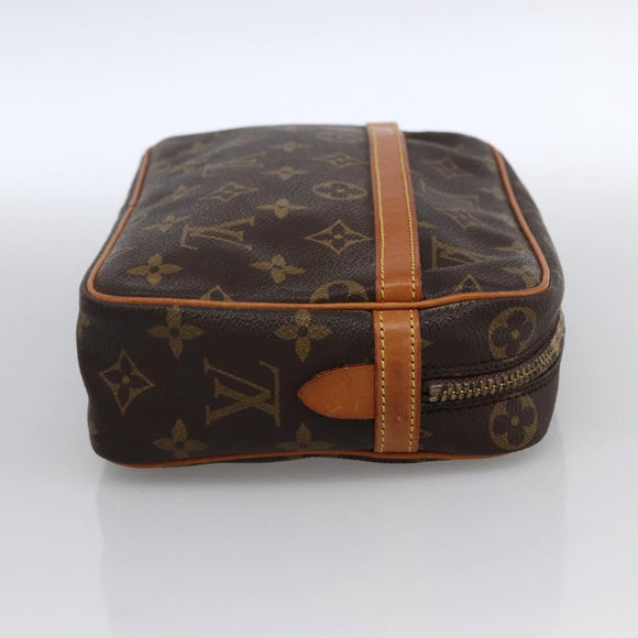 LOUIS VUITTON Monogram Compiegne 23 Clutch Bag M51847 LV Auth ka2802