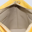 LOUIS VUITTON Monogram Vernis Houston Hand Bag Beige M91004 LV Auth ka2805-20