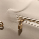 LOUIS VUITTON Monogram Vernis Houston Hand Bag Beige M91004 LV Auth ka2805-22