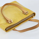 LOUIS VUITTON Monogram Vernis Houston Hand Bag Beige M91004 LV Auth ka2805-6