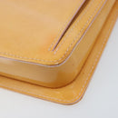 LOUIS VUITTON Monogram Vernis Motto Pouch Marshmallow Pink M91312 LV Auth ka2806-14