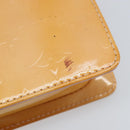 LOUIS VUITTON Monogram Vernis Motto Pouch Marshmallow Pink M91312 LV Auth ka2806-9