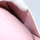 LOUIS VUITTON Monogram Vernis Motto Pouch Marshmallow Pink M91312 LV Auth ka2806-21