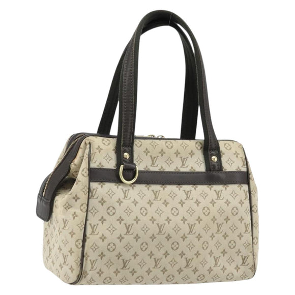 LOUIS VUITTON Monogram Mini Josephine PM Hand Bag Khaki M92215 LV Auth ka2807