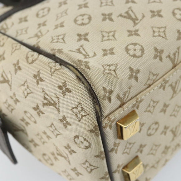 LOUIS VUITTON Monogram Mini Josephine PM Hand Bag Khaki M92215 LV Auth ka2807