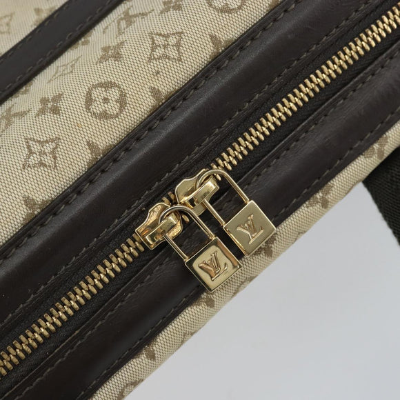 LOUIS VUITTON Monogram Mini Josephine PM Hand Bag Khaki M92215 LV Auth ka2807