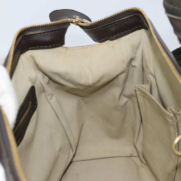 LOUIS VUITTON Monogram Mini Josephine PM Hand Bag Khaki M92215 LV Auth ka2807