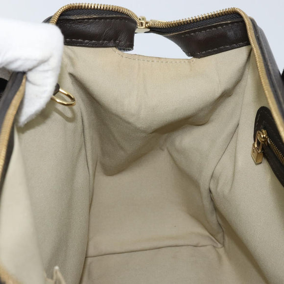 LOUIS VUITTON Monogram Mini Josephine PM Hand Bag Khaki M92215 LV Auth ka2807