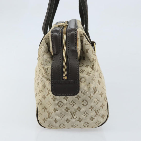 LOUIS VUITTON Monogram Mini Josephine PM Hand Bag Khaki M92215 LV Auth ka2807
