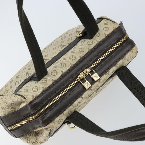 LOUIS VUITTON Monogram Mini Josephine PM Hand Bag Khaki M92215 LV Auth ka2807