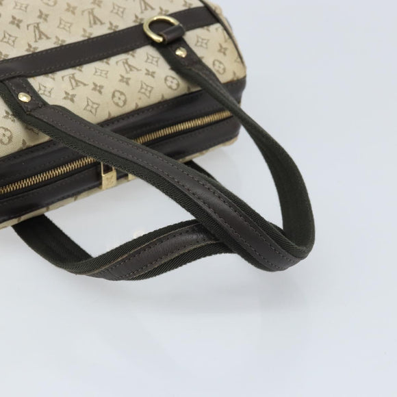 LOUIS VUITTON Monogram Mini Josephine PM Hand Bag Khaki M92215 LV Auth ka2807