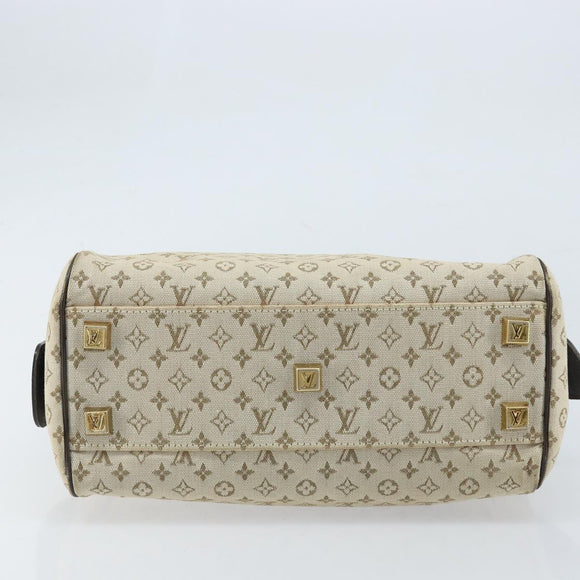 LOUIS VUITTON Monogram Mini Josephine PM Hand Bag Khaki M92215 LV Auth ka2807