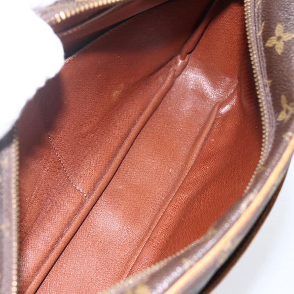 LOUIS VUITTON Monogram Compiegne 28 Clutch Bag M51845 LV Auth ka2808