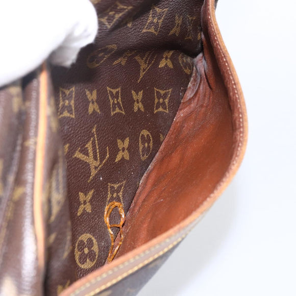 LOUIS VUITTON Monogram Compiegne 28 Clutch Bag M51845 LV Auth ka2808